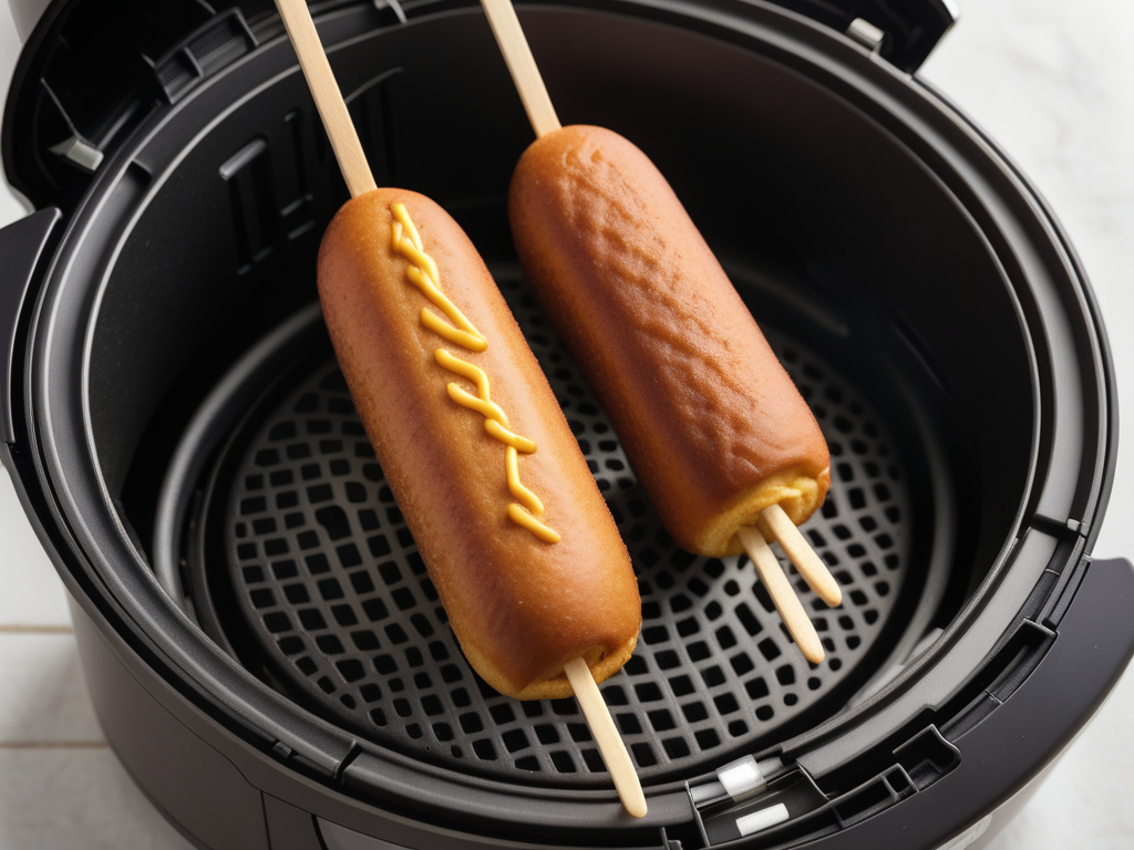 corndog in the air fryer