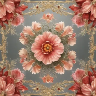 flower transparent border