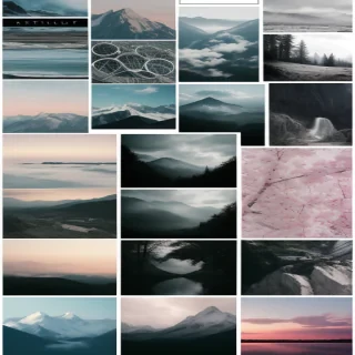 aesthetic collage wallpaper