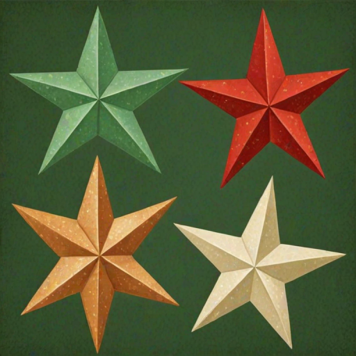 christmas stars clip art