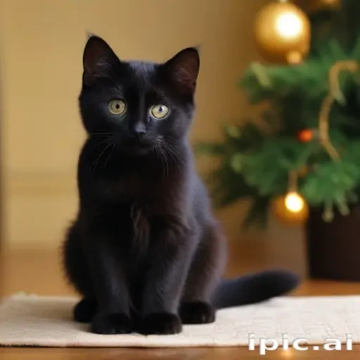 cute black cat wallpaper