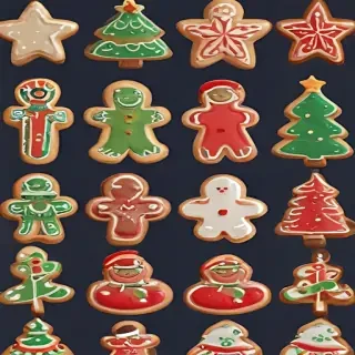clip art christmas cookies