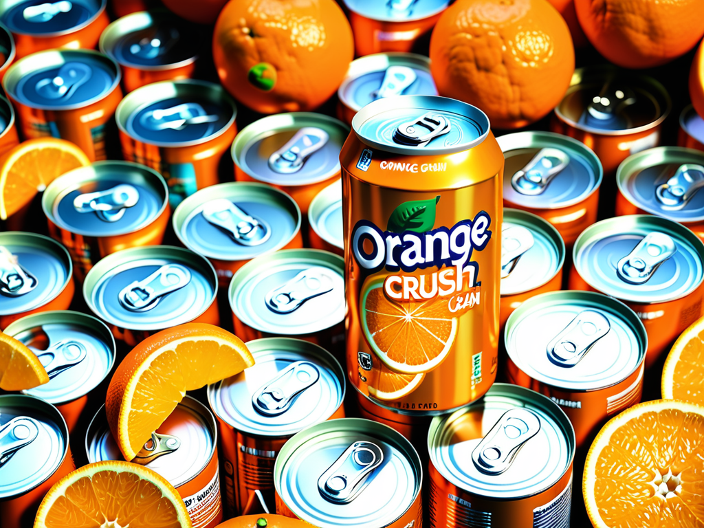 orange crush in a can