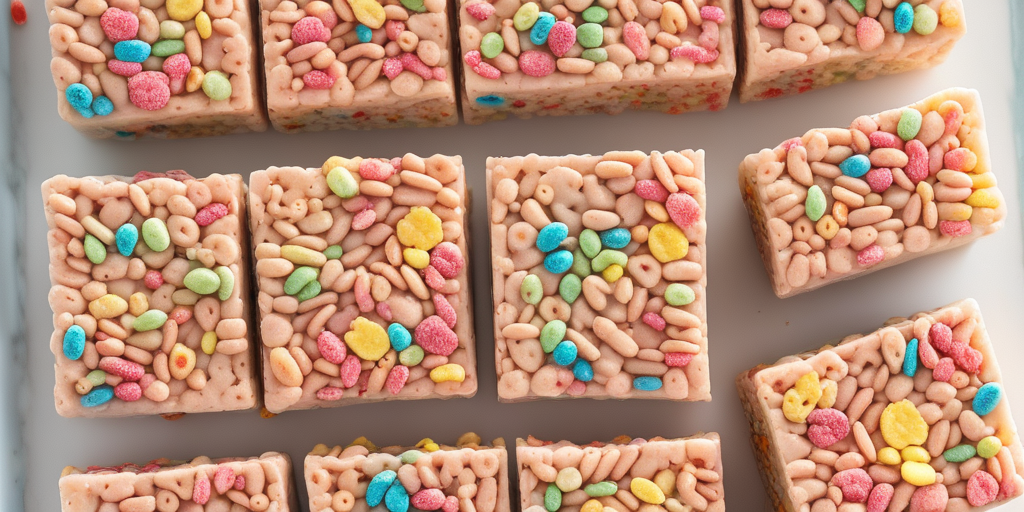 fruity pebbles rice krispie treats