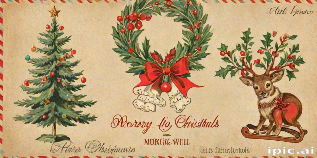 free vintage christmas printables