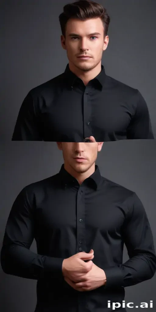 black mockup shirt