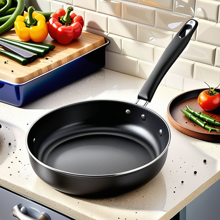 large non stick saute pan