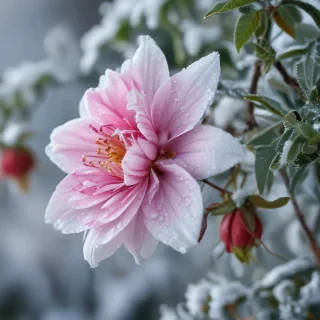 winter flower wallpaper background