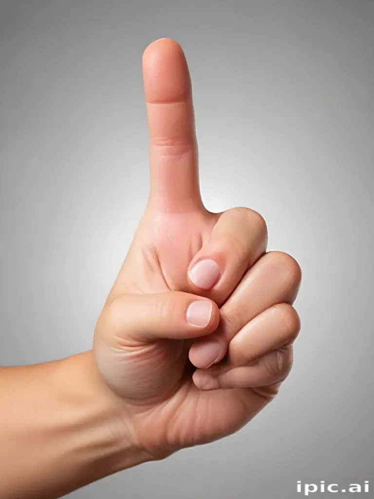 finger pointing png