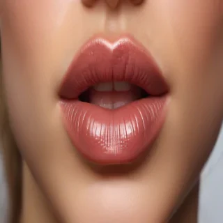 lips no background