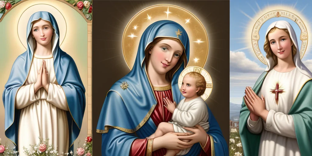 pictures of mother mary