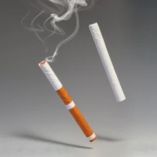 transparent cigarette