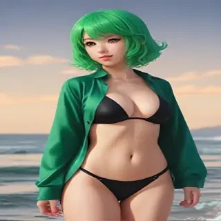 tatsumaki en bikini