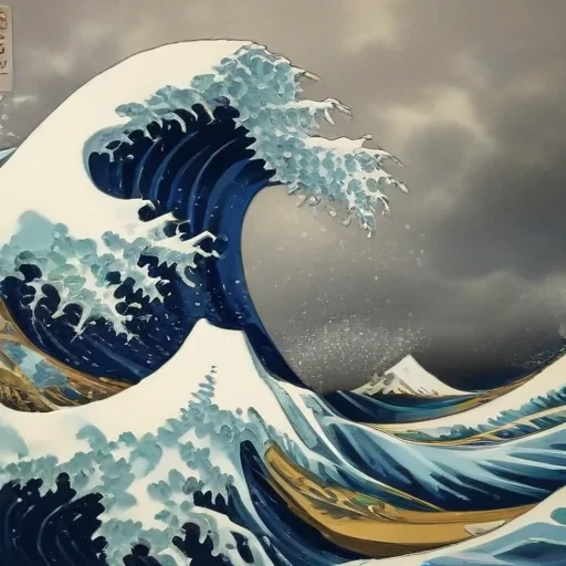 the great wave wallpaper