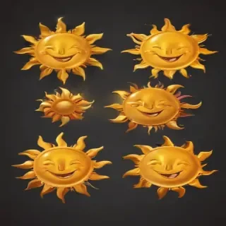 cartoon sun png