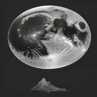 moon sketch