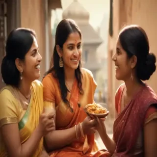 happy indian family