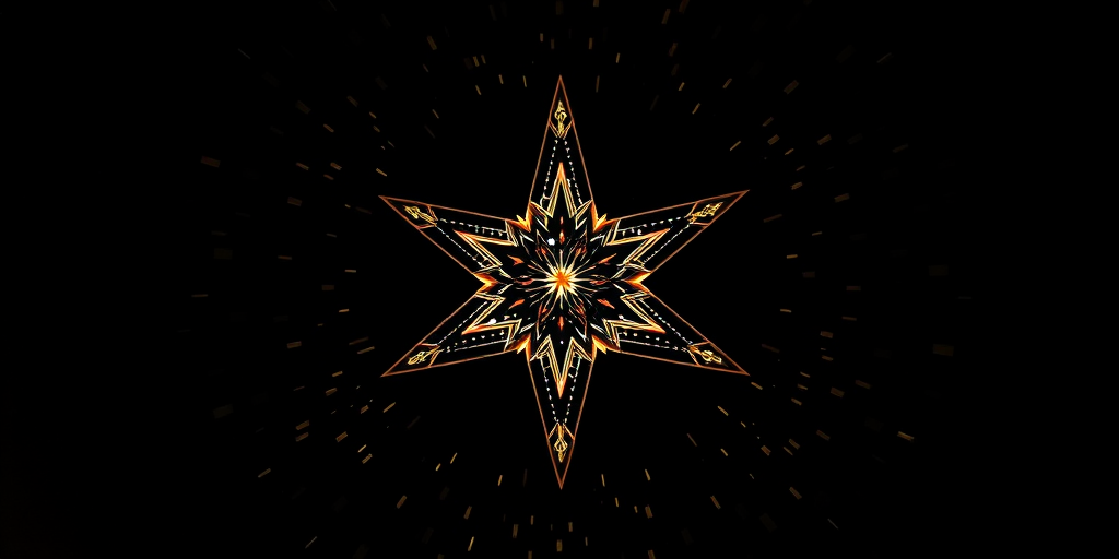 Generate a highly detailed star shape with a 3D effect, shot with a DSLR camera at f/8, ISO 100, 50mm lens, with a shallow depth of field and soft lighting to enhance texture and depth.