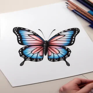butterfly images to draw