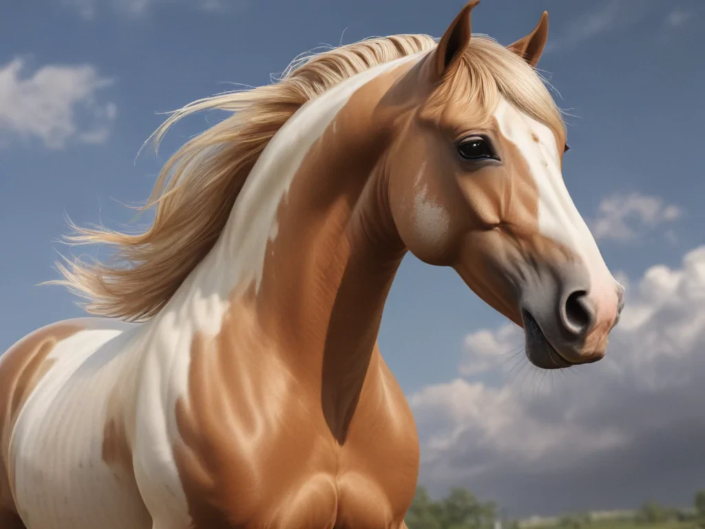cartoon horses