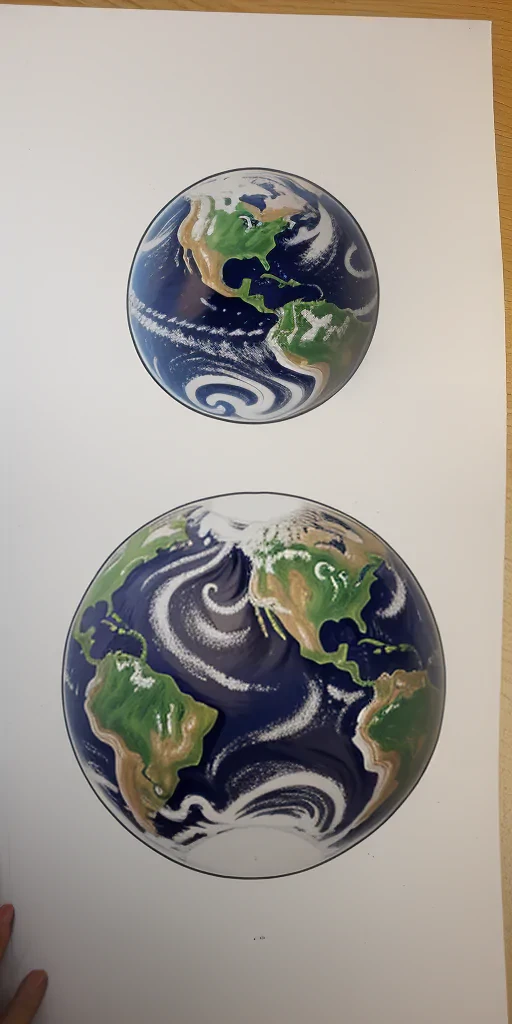earth cartoon drawing