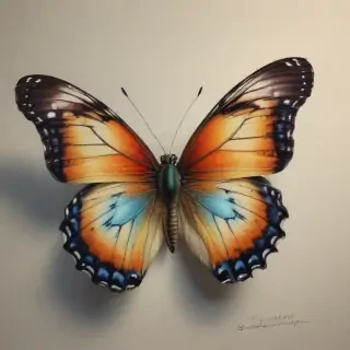 butterflies sketches