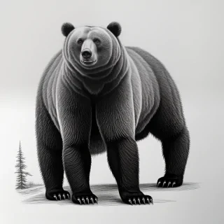 bear drawing