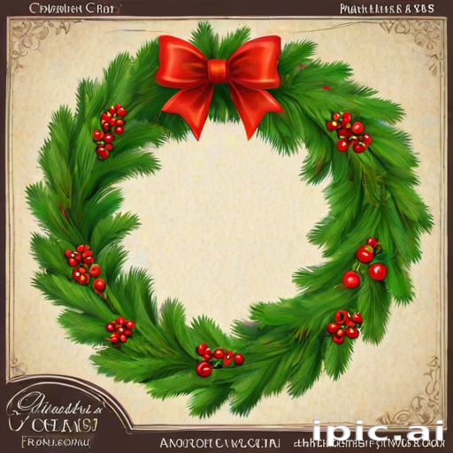 christmas wreath clip art