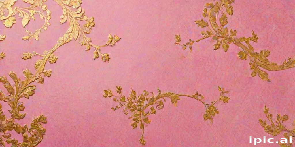 background pink and gold