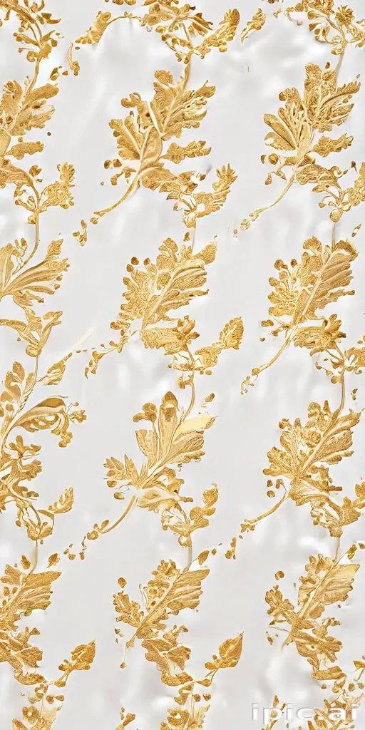 white background gold