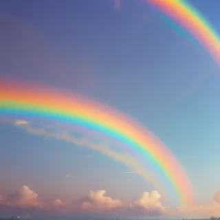 cute rainbow background