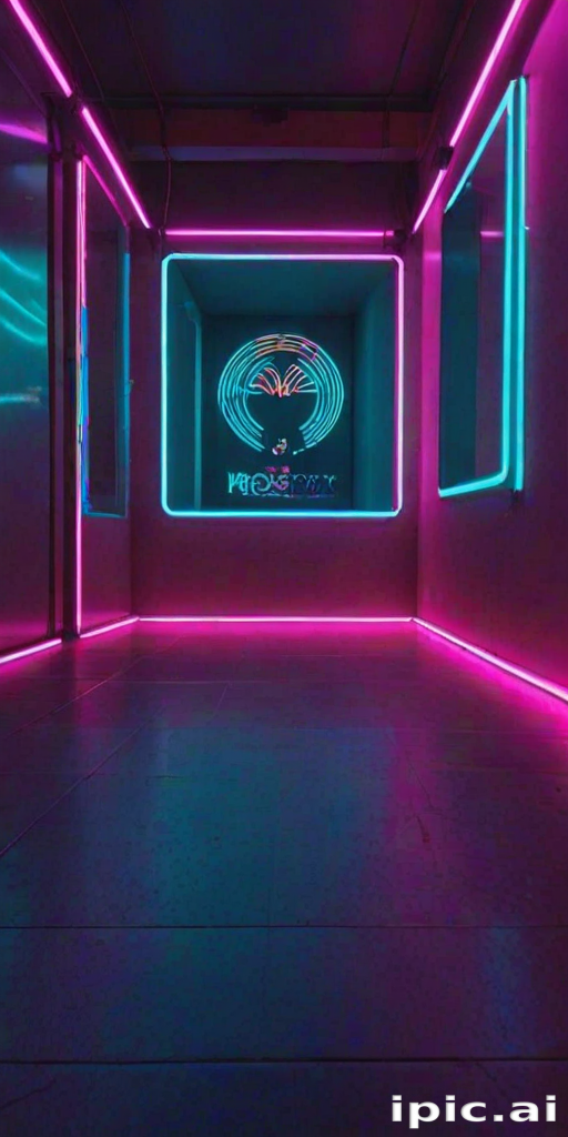neon background aesthetic