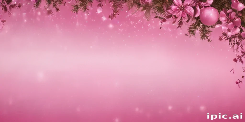 pink christmas background
