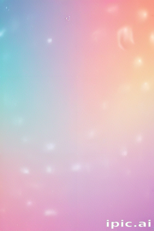 Soft Gradient Background with Subtle Bokeh Effect in Pastel Colors