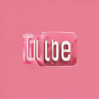 pink youtube logo
