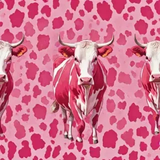 pink cow print wallpaper