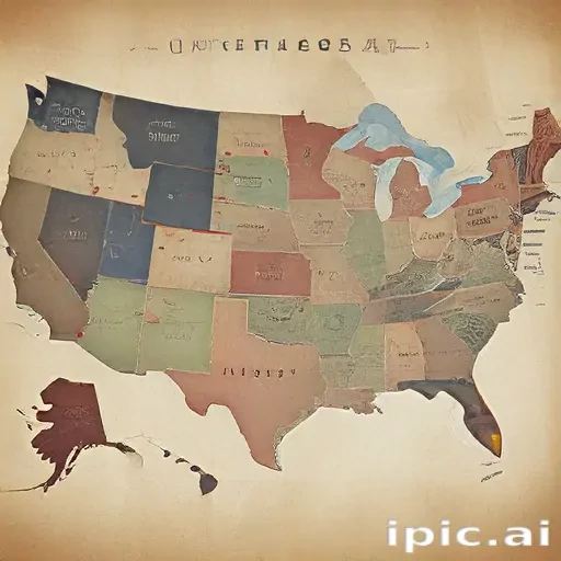 united states of america map