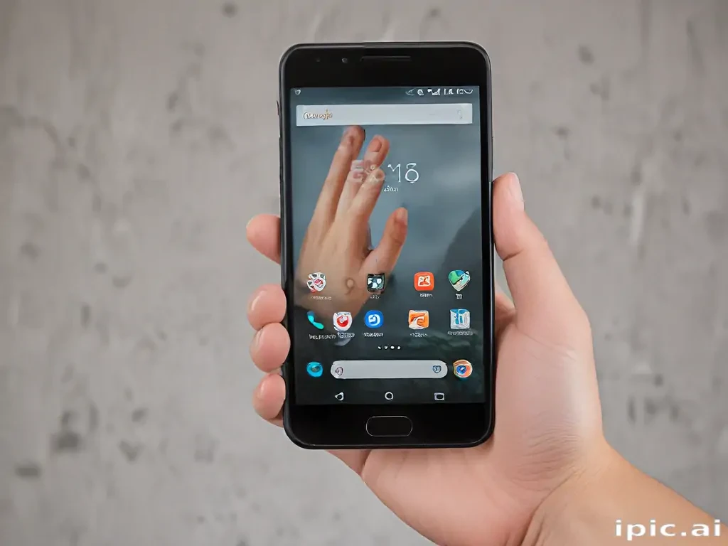 hold phone png