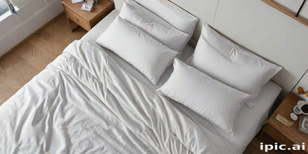 bed top view