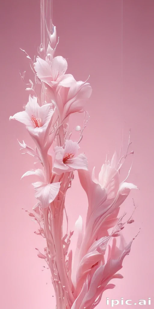 aesthetic light pink background