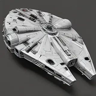 millennium falcon clip art