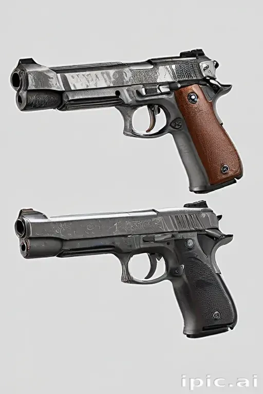 gun no background