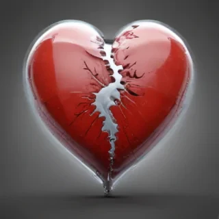 broken heart transparent