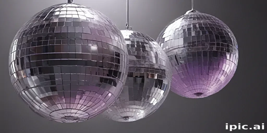transparent disco balls