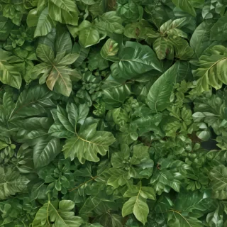 green leaf design