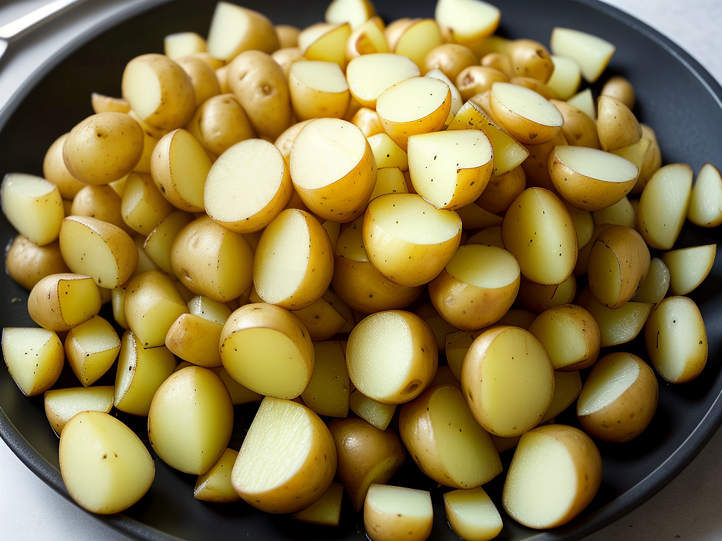 how long to air fry diced potatoes