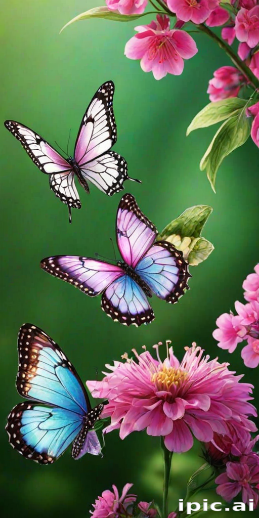 beautiful butterflies wallpaper