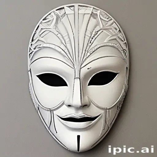 drawing of a mask