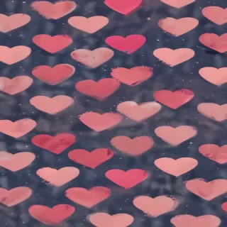 aesthetic hearts wallpaper