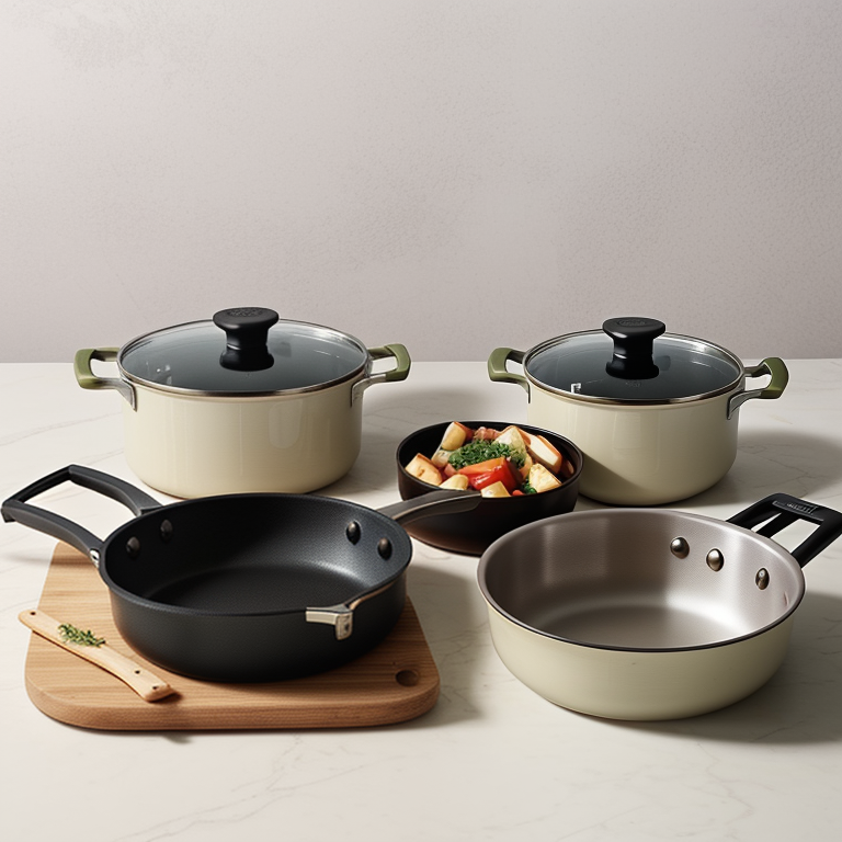 ceramic saute pan with lid